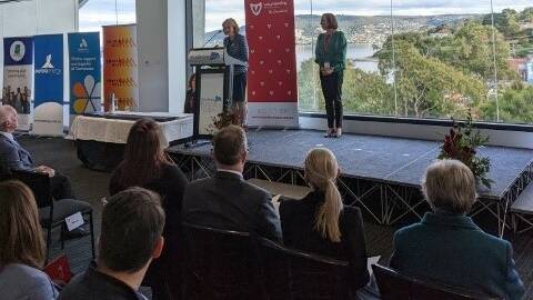 CEREMONY: Tasmanian Governor Barbara Baker AC at the Tasmanian Volunteer Awards in Hobart. Picture: Supplied