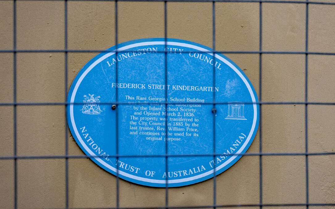 Plaque on side of the building. Picture by Paul Scambler 