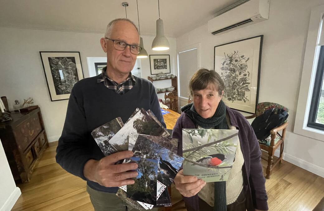 PRESERVE: Andrew Smith and Helen Tai are concerned over loss of wildlife and native trees. Picture: Alison Foletta