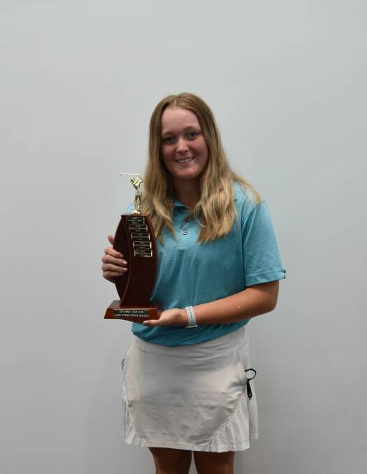 CHAMPION: Jorjah Bailey won the 36-hole women's event. Picture: Supplied