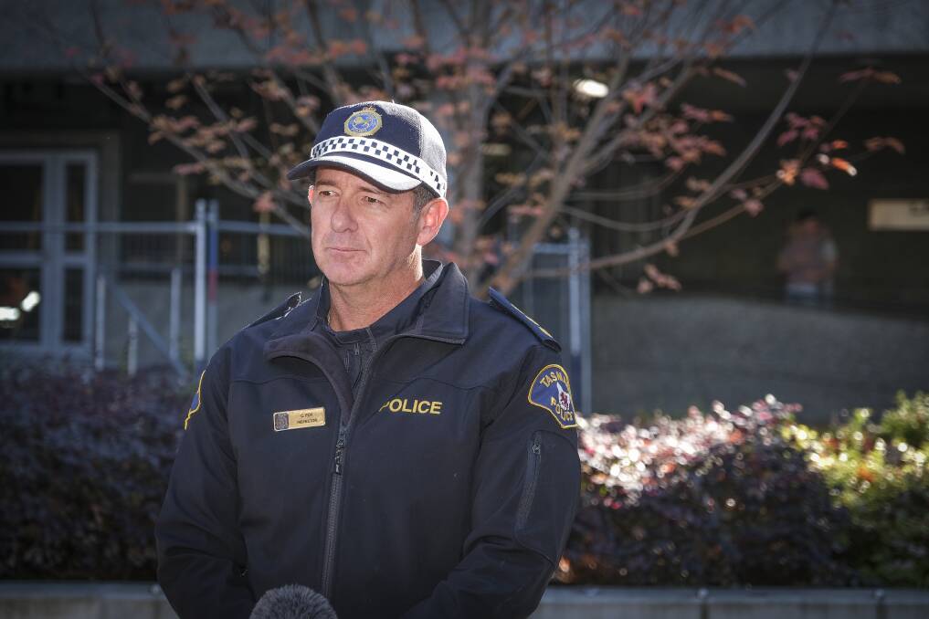 Inspector Craig Fox says the search will continue for missing teenager Shyanne-Lee Tatnell. Picture by Craig George