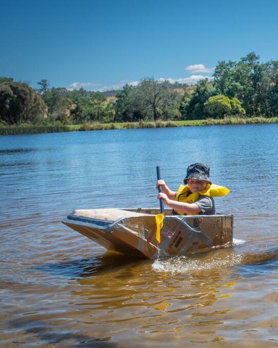 Soggy Bottom Cardboard Box Boat Regatta will take to the Gorge on Sunday. Picture by Paul Scambler