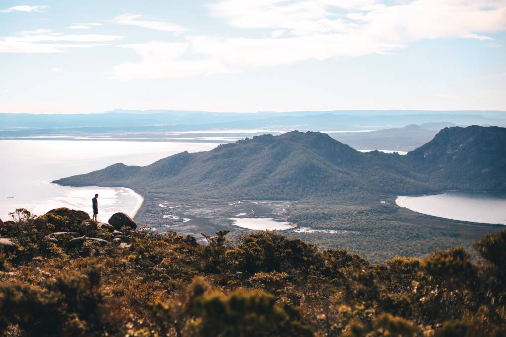 Freycinet Experience Walk is seeking to reinstate camps at two sites. Supplied picture