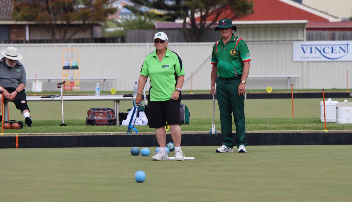 WATCHING ON: Wynyard's Heather Jones during the bowling arm singles. Picture: Molly Appleton
