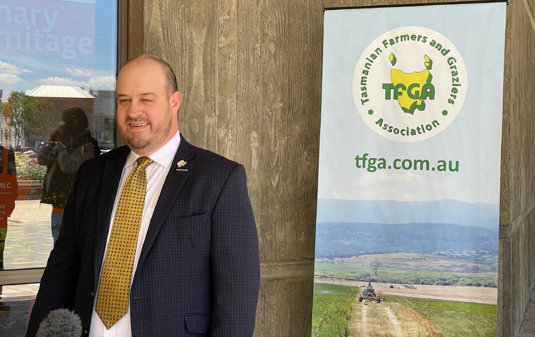 Tasmanian Farmers and Graziers new chief executive Nathan Calman is ready for the new challenge. Picture supplied