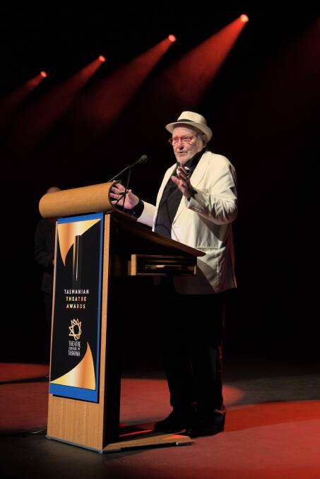 Peter Hammond was honoured with the Theatre Council of Tasmania's lifetime achievement award last Saturday. Picture by Wayne Wagg
