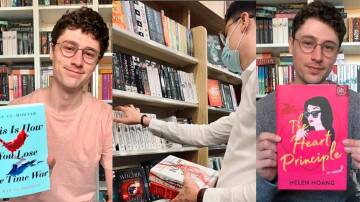 BOOKISH: Robert Swart started his TikTok account to review and share book-themed content. Now, he has an audience of over 150,000. Pictures: Instagram.