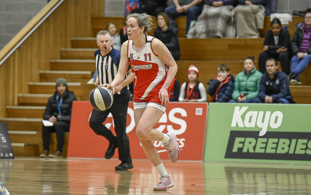 CAPTAIN FANTASTIC: Keely Froling took out the Launceston Tornadoes' MVP award after helping lead the side into the NBL1 South finals. Picture: Craig George 