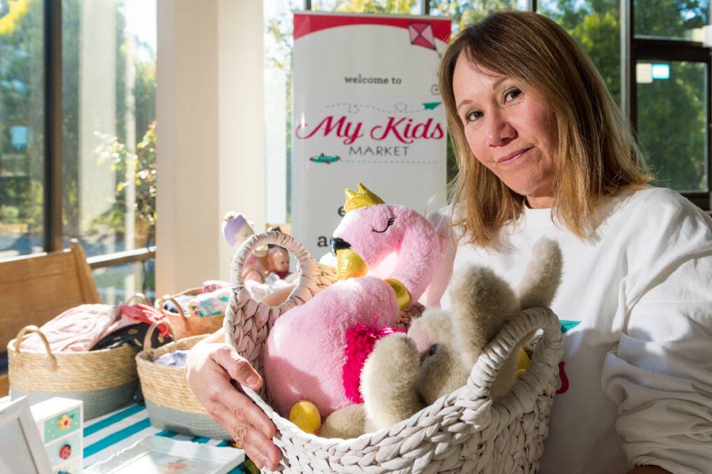 MARKET RETURNS: My Kid's Market organiser Ursula Donati ahead of the weekend market at Punchbowl Christian Centre. Picture: Phillip Biggs