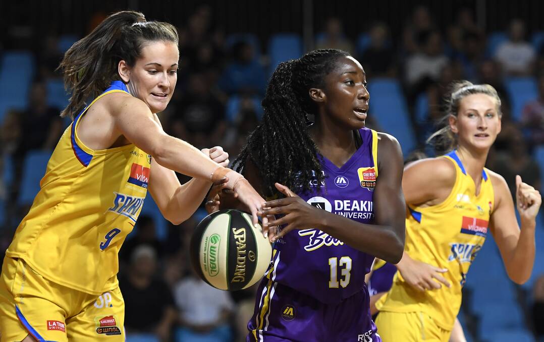 TRAVEL TIME: The Bendigo Spirit, including Alicia Froling (left), are set to travel south to Launceston for a WNBL game. Picture: Albert Perez/Getty Images