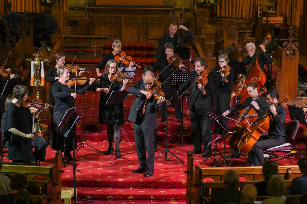 ARTS: Peter Tanfield and the Hobart Chamber Orchestra wowed the Launceston crowd at St John's Anglican Church. Picture: Paul Scambler