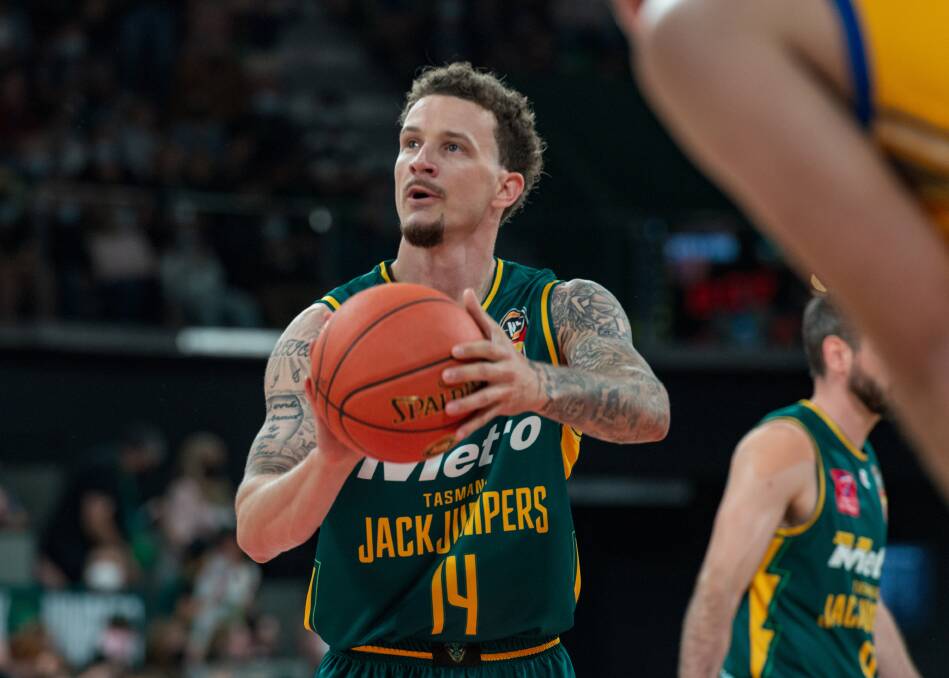 WINNER: Josh Adams has claimed the Tasmania JackJumpers' first-ever MVP award after an excellent debut season. Picture: Phillip Biggs