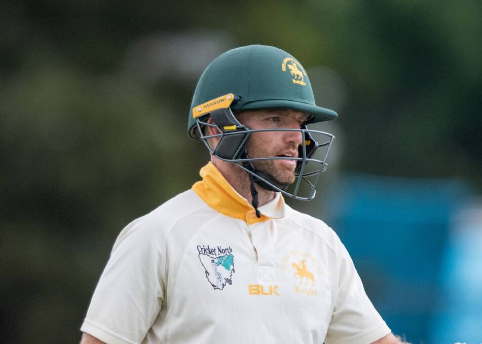 STUMPS: Sean Harris has called time on a full-time career with South Launceston in Cricket North. Picture: Phillip Biggs