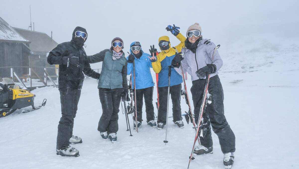 SNOW TIME: Keen skiers made the journey up to Ben Lommond to enjoy the impressive snowfall and enjoy some time out. Picture: Craig George 
