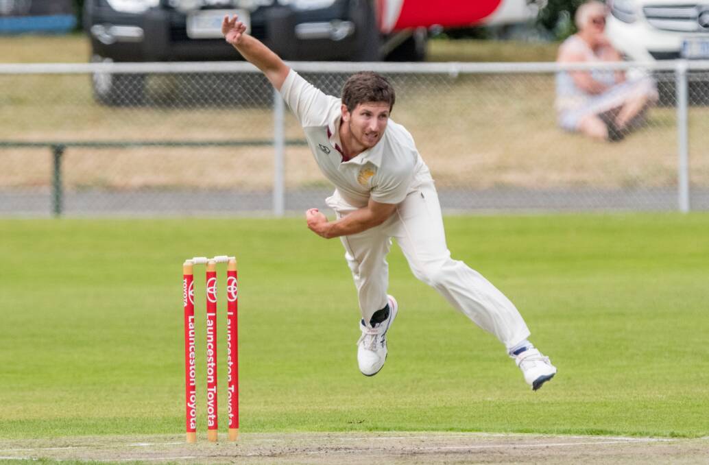 James Storay starred for Mowbray as the opening bowler claimed three wickets against Launceston. 