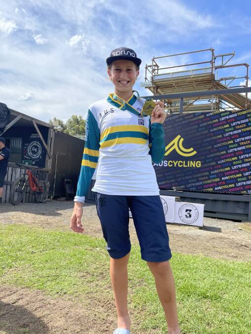 CHAMPION: Lacey Adams has claimed the national under-15s girls' enduro title. Picture: Supplied