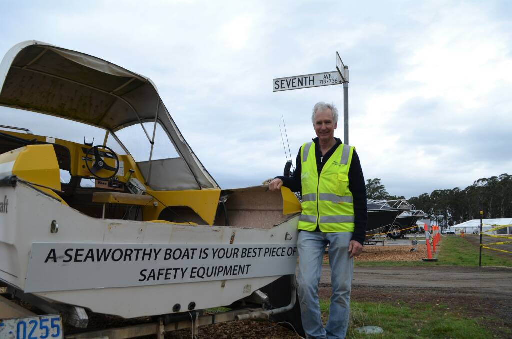 SEAWORTHY: Marine And Safety Tasmania's Ian Ross will be at this year's Agfest as part of the maritime section. Picture: Adam Daunt