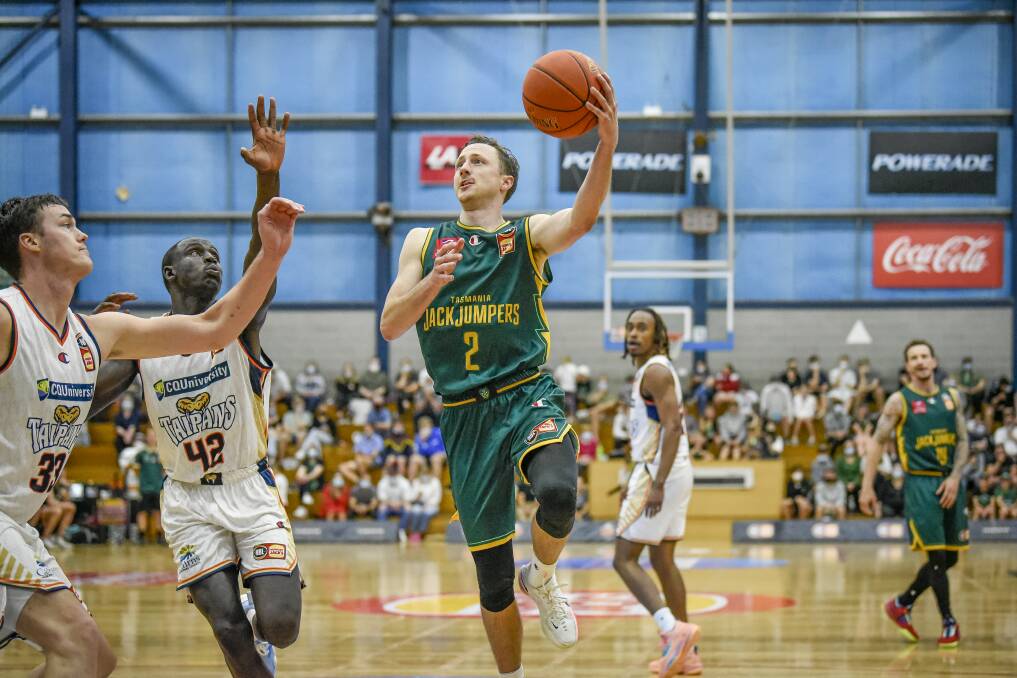STAR MAN: JackJumpers guard Josh Magette proved a damaging point-scorer on the night as he led the home side in attack. Pictures: Craig George