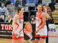DYNAMIC DUO: Keely Froling and Marianna Tolo played an important part in their win over Dandenong. Picture: Adam Daunt 
