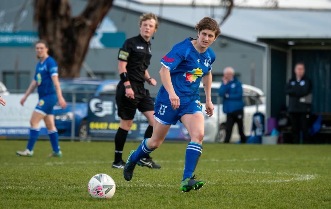 Launceston United's Katie Hill is ready for her side's important match against Kingborough Lions on Saturday in the Women's Super League. Picture by Paul Scambler 