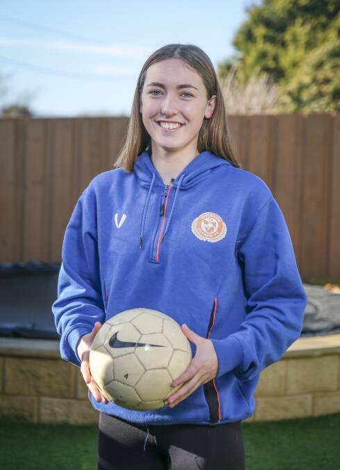 Riverside Olympic's Meg Connolly is the leading goal-scorer in the Northern Championship Women's competition. Picture by Craig George 