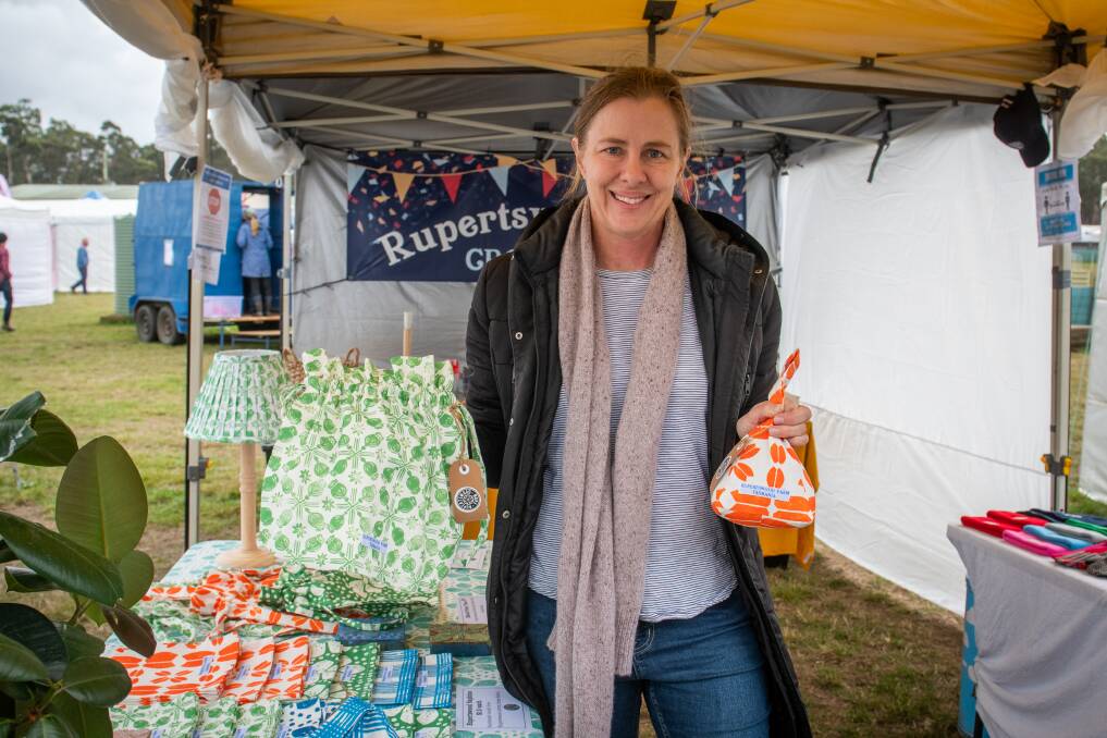 Anna Clark at the Rupertswood Farm stall is enjoying her first Agfest as a storeholder this year. Pictures: Paul Scambler
