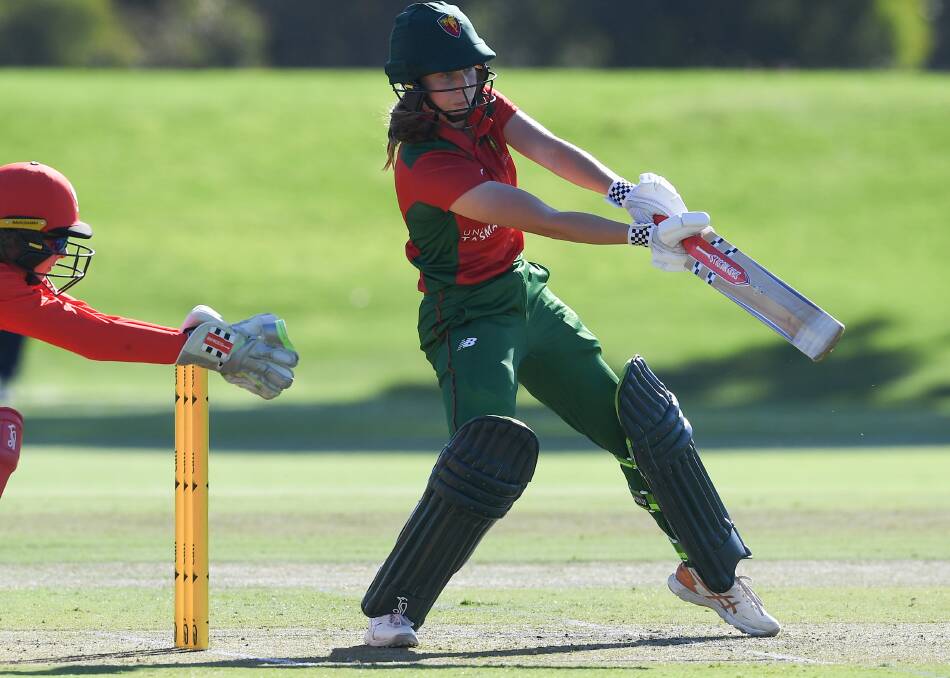 TALENT: Ava Curtis has been praised by Cricket Tasmania. Picture: Supplied