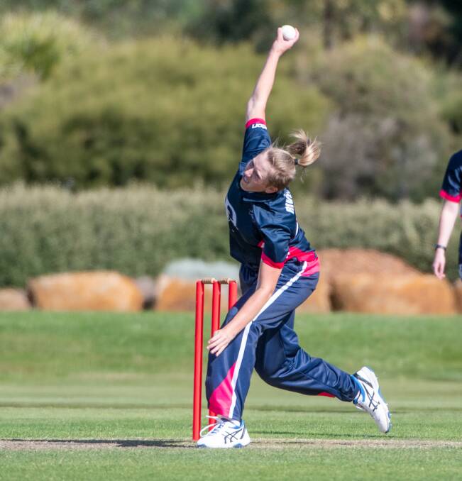 ALL-ROUNDER: Monique Booth has impressed on-lookers at Riverside with her improvements in batting and bowling this season. Picture: Paul Scambler