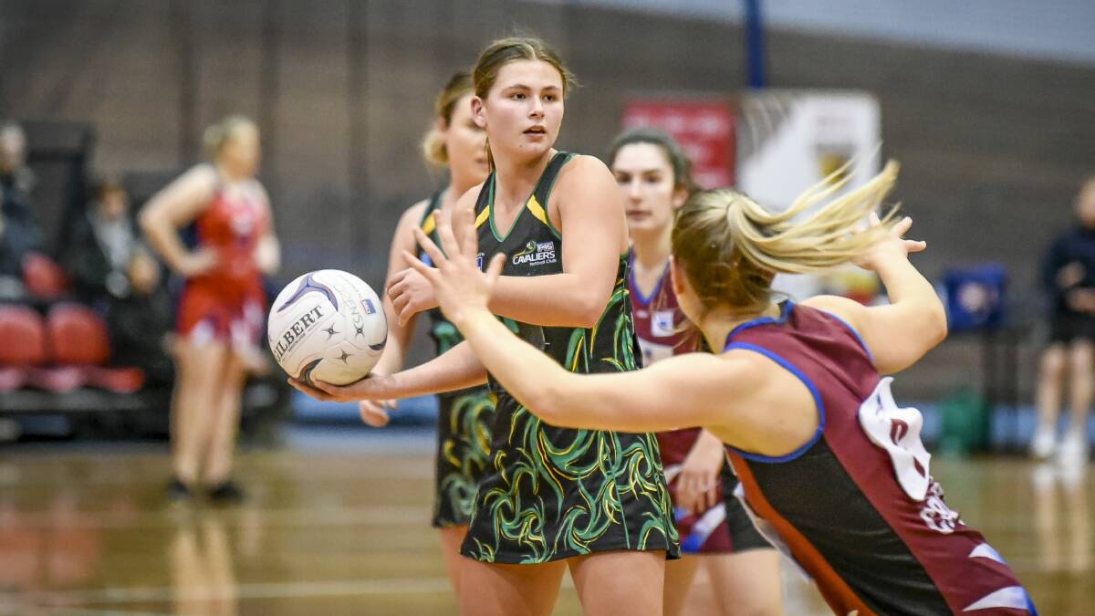READY FOR BATTLE: Piper Sanders and the Cavaliers will play Cripps in the preliminary final at the Silverdome on Saturday. Picture: Craig George