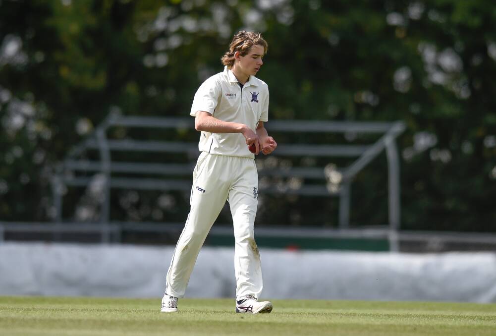 RISING: Riverside all-rounder Aidan O'Connor starred with bat and ball against South Launceston in the Greater Northern Cup. Picture: Phillip Biggs