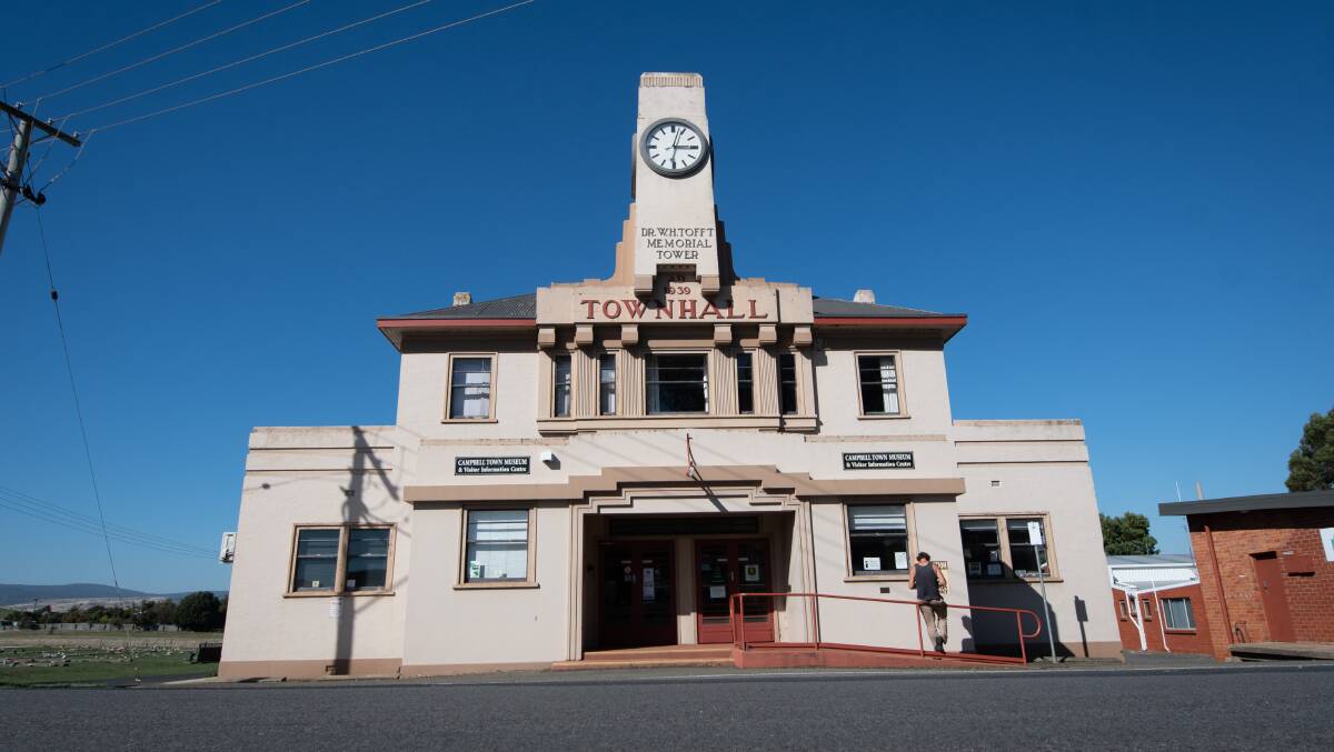 APPLICATION: An application has been made to put the Town Hall on the heritage register through the Tasmanian Heritage Council. Picture: Paul Scambler 
