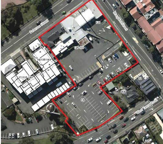 PLANS: The proposed site of the Gorge Hotel for the Launceston CBD. 