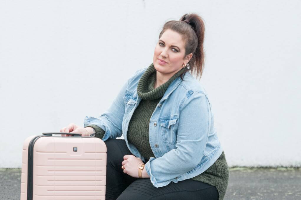 HELPING HAND: Rachel Crosswell launched Hope in a Suitcase in Tasmania earlier this year to help children in the state foster care system. Picture: Phillip Biggs