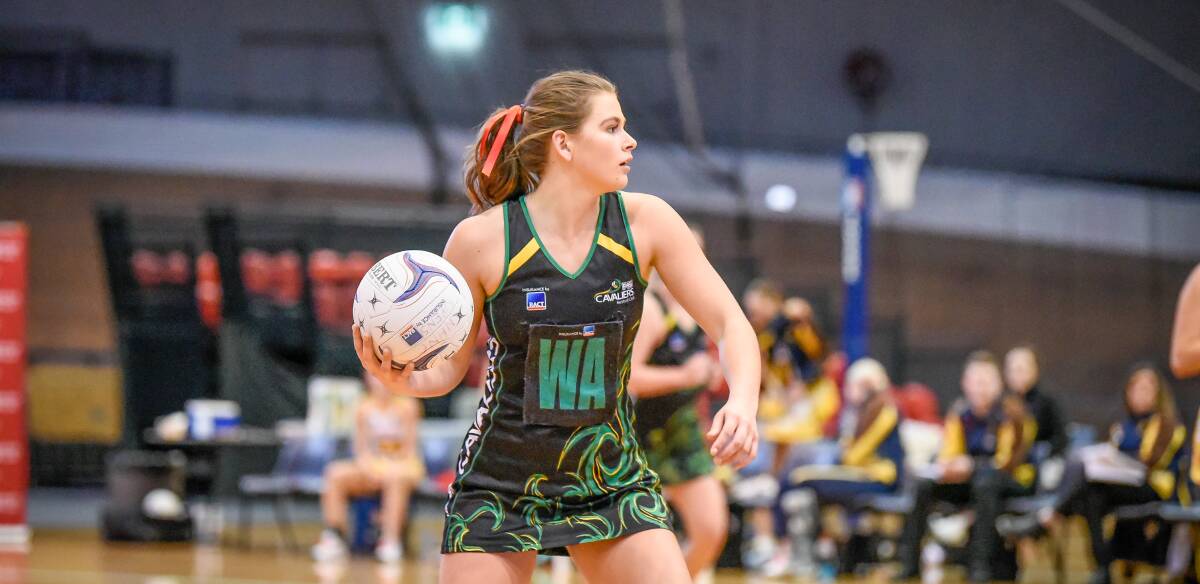 RETURNED: Piper Sanders and the Cavaliers returned to action in the Tasmanian Netball League with a victory in their opening game of the season. Picture: Craig George