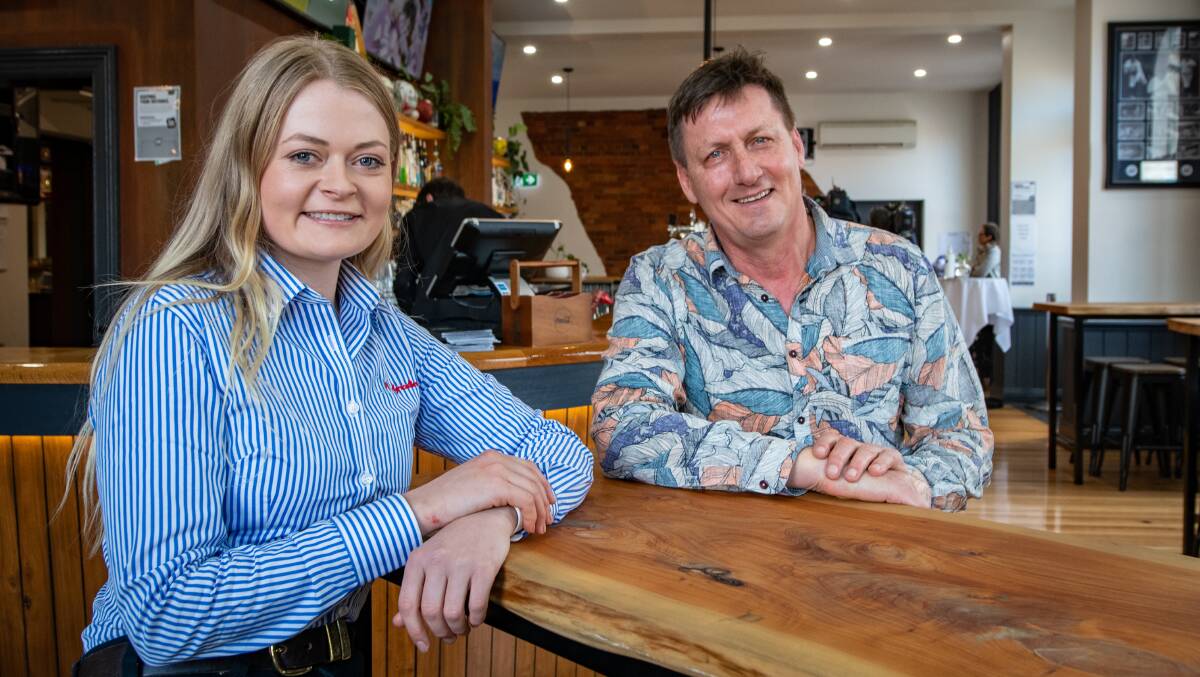 SUCCESS: Caitlin Radford and Chris Medcraft have used VET to improve their respective careers in agriculture and mental health. Picture: Paul Scambler 