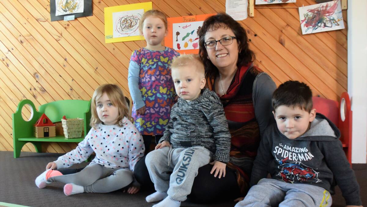 Martine Burr worked in family daycare for nearly 20 years. Her daughter Lydia now runs a family daycare center out of the same room in the family home. Picture: File 