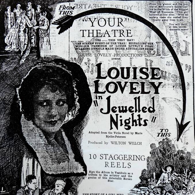 A newspaper advert for Jewelled Nights. Picture: Nic Haygarth 