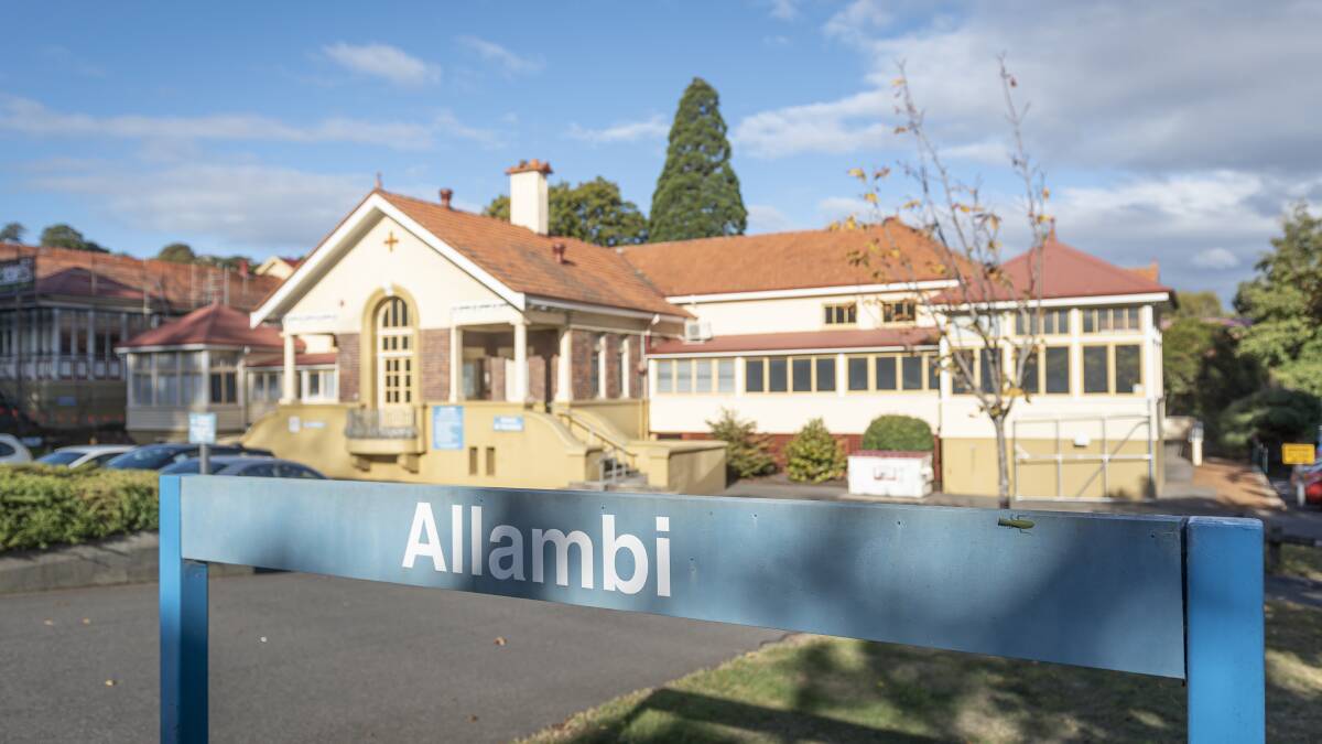 The group would like to see goverment-owned Allambi converted into a hospice. Picture: Craig George 