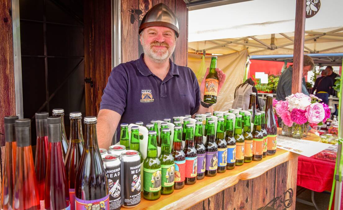 ABOVE: Wanderer Mead owner Stephen Wilkins at Harvest Launceston. Picture: File 