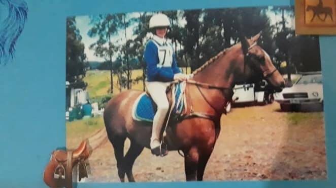 Marjorie had a lifelong love of horses. Picture: Supplied 
