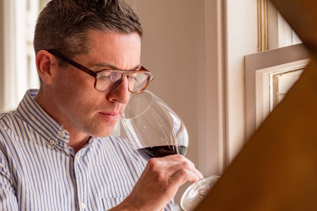 A GOOD DROP: Sommelier and Stillwater co-owner James Welsh. Picture: Phillip Biggs