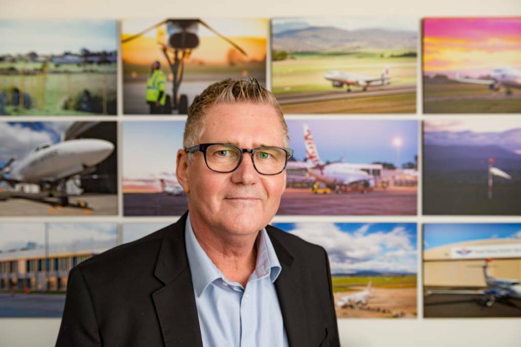 OPEN: Launceston Airport chief executive Shane O'Hare said the decision would allow passengers to plan and book trips with confidence. Pictures: Phillip Biggs