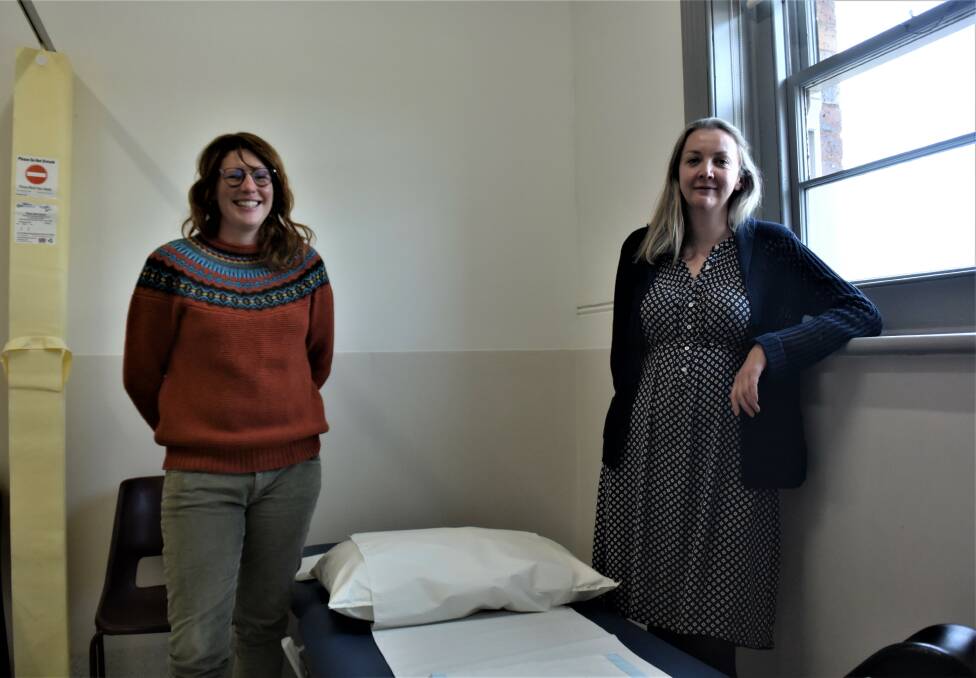 NEW HOME: Family Planning Tasmania General Practitioner Dr Rose Tilsley and Jess Willis. Picture: Andrew Chounding 