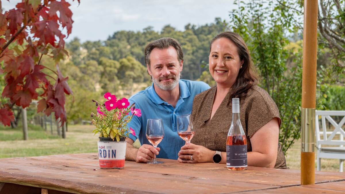 The pair plan have plans to expand the cellar door in the future. Picture: Phillip Biggs