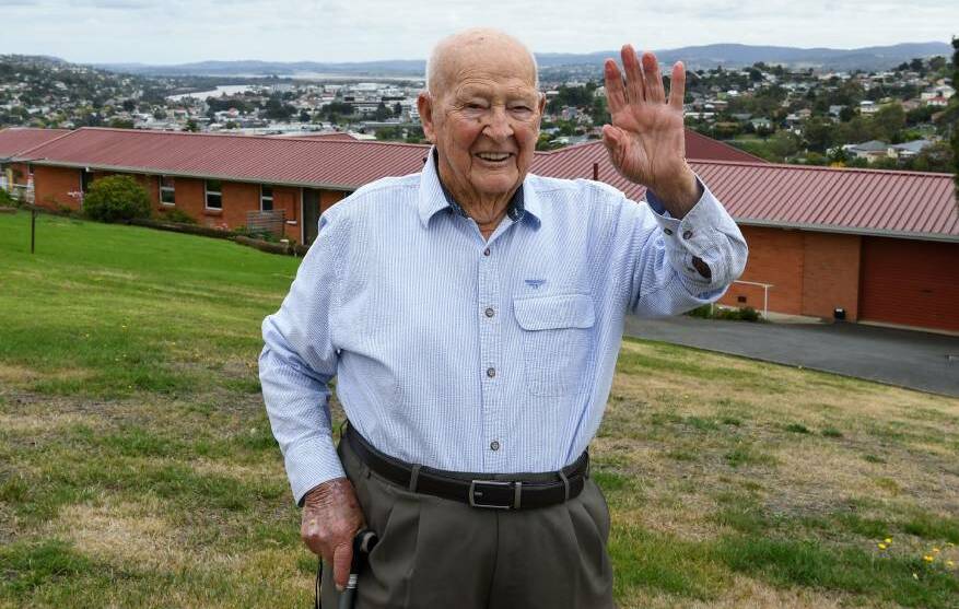 A World War II veteran originally from Tulendeena, Rex "Harry" Reeve passed away at the LGH less than two weeks before his 102nd birthday. Picture: File