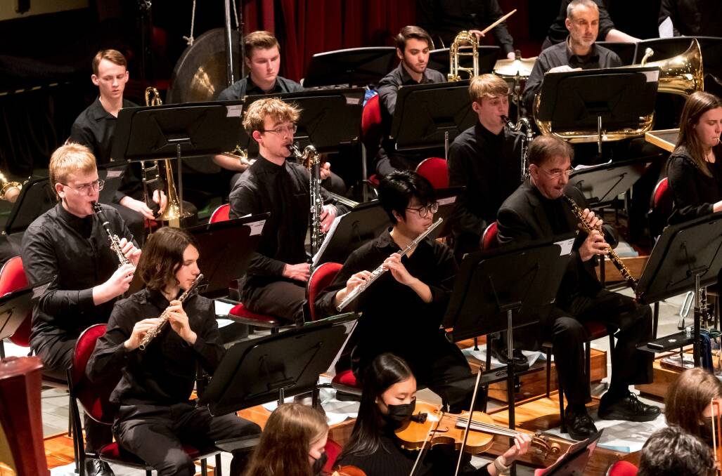 Members of the Tasmanian Youth Orchestra. Picture: Philip Biggs