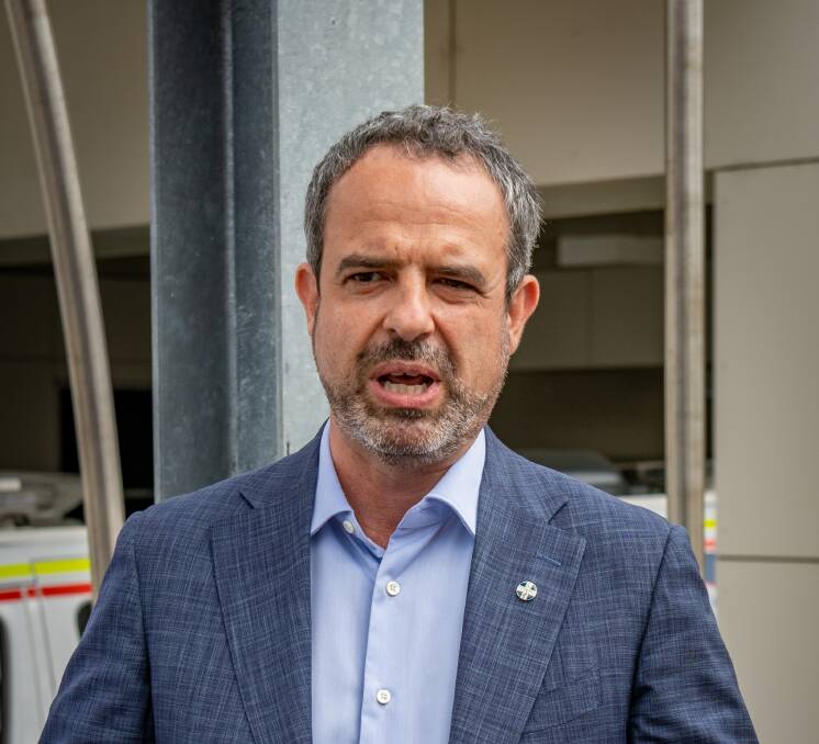 NOT ENOUGH: AMA national president Dr Omar Khorshid outside the LGH. Picture Paul Scambler 
