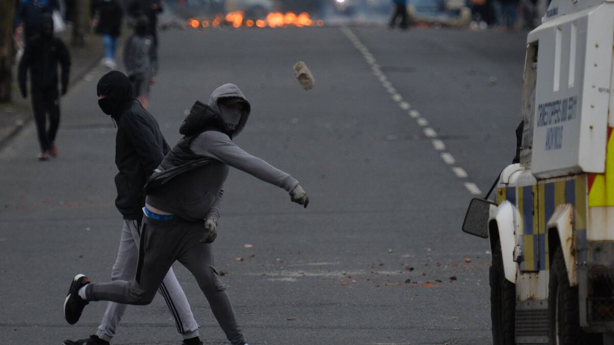 Riots in Belfast last year. Picture: Getty