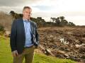 Staying on: Waratah-Wynyard councillor Darren Fairbrother says he will not resign. Picture: Brodie Weeding. 