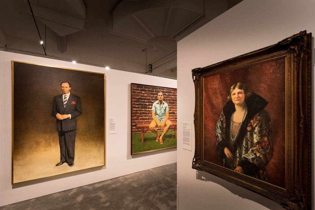 100 Years of the Archibald Prize exhibition at QVMAG. Picture by Phillip Biggs
